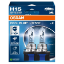 H15 Osram Cool Blue Intense Next Gen 12V 55/15W Halogen Bulbs (Pair)